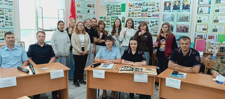 Тематическая встреча в музее МВД.